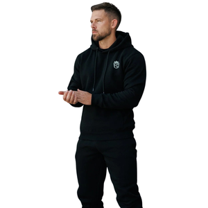Mens Winter Gym Pullover Hoodie 100% Cotton Fleece Sweatshirt for Gym Training Workout and Everyday Comfort - Product Image 1