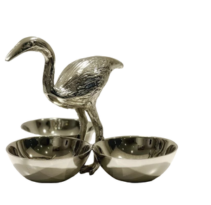 3 <b>Bowls</b> in 1 Tray <b>Set</b> Gold Color Shiny Plated Handmade Serving <b>Bowl</b> Food Display Decorative Designer <b>Dessert</b> Serving <b>Bowl</b> Supply - Product Image 5