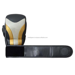 Professional MMA Sanda Shooter Gloves PU Leather Hook & Loop Closure for Wrist Boxing Training Sparring Custom Logo - Product Image 5