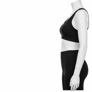 Sujetador Deportivo Elástico en Cuatro Direcciones para Adultos, Mezcla de Nailon y Elastano, Transpirable, Ropa Deportiva, Conjunto de Ropa para Gimnasio y Fitness - Product Image 3