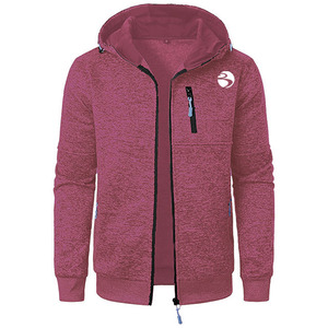 Sudadera con capucha de gimnasio de invierno para hombre hecha a medida Sudadera con capucha con cremallera para deportes con patrón sólido Material de algodón 100% caliente para deportes - Product Image 5