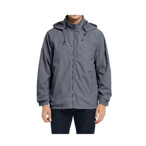 Chaqueta de lluvia cortavientos para hombre de ropa informal, chaqueta de lluvia impermeable cortavientos personalizada de fabricante OEM, chaqueta de nieve - Product Image 4