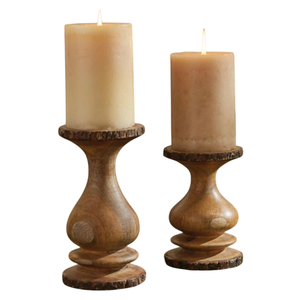 Bougeoir de table à manger Accessoires de foudre Bougeoir en bois massif de haute qualité Bougeoir de table décoratif en bois - Product Image 3