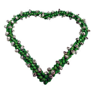 Fer en vrac en gros/perles suspendus coeur tenture murale nickelage pour décoration de Noël personnalisé à la main - Product Image 5