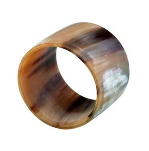 Cuerno de búfalo elegante mesa de comedor servilletero anillos para servilletero de madera personalizado vajilla producto antiguo para el hogar - Product Image 2