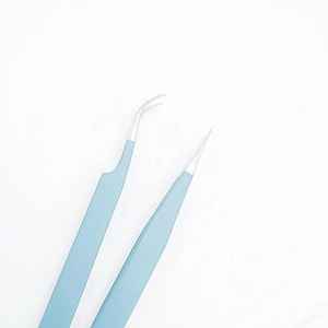 Pinzas Multifuncionales de Acero Inoxidable para Extensión de Pestañas, Puntas de Fibra de Precisión, Punta Suave, Diseño Puntiagudo y Duradero, Uso en Salón - Product Image 6