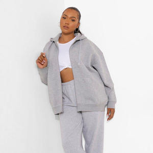 2025 Top Trending Over Size Algodón/Poliéster Sudaderas con capucha de alta calidad Gimnasio para mujeres Sudadera con capucha larga de invierno Collar Nuevo estilo - Product Image 6