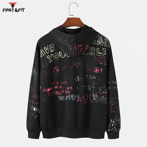 เสื้อฮู้ดแฟชั่นสำหรับผู้ชายเสื้อสวมหัวออกแบบโลโก้ได้ตามต้องการสไตล์ใหม่ - Product Image 2