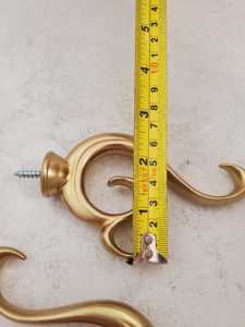 Admirable Handcrafted <b>Curtain</b> Wall Hooks In Durable Material With Elegant Finished Perfect For Towels Door Hanging Display - Product Image 3