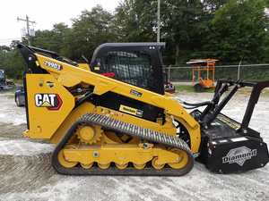 Chargeuse sur chenilles compacte CAT 299D3, moteur diesel, matériel forestier - Product Image 1