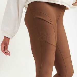 Logo personnalisé leggings pour femmes vêtements de fitness compression serré taille mince leggings de yoga taille haute - Product Image 4