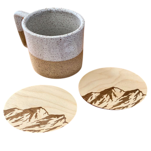 Posavasos de madera personalizados, posavasos de madera de estilo europeo, posavasos grabados personalizados para bodas y compromisos - Product Image 5