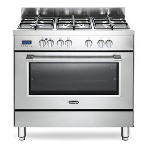 Horno Eléctrico De Longhi PROFESSIONAL PRO96MX ED, Cocina de Gas de 5 Zonas, Acero Inoxidable, Clase A (90x60x90cm) - Product Image 1