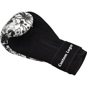 Gants de boxe antidérapants à lacets sur mesure de haute qualité avec cuir véritable pour la compétition - Product Image 4