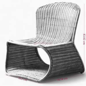 Sillón de Comedor Moderno de Mimbre Natural, Ecológico, de Alta Calidad, Buen Precio, para Hogar, Oficina, Sala de Estar, Uso Interior y Exterior - Product Image 5