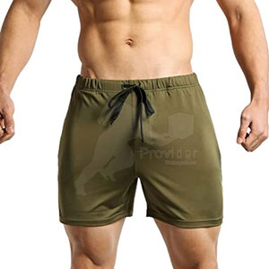 Shorts de sport pour hommes, fabrication sur mesure, design personnalisé avec votre propre logo, confortables, vêtements de fitness, polyester/coton, séchage rapide, écologiques - Product Image 1