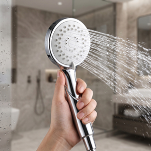 Ensemble <span class=keywords><strong>de</strong></span> <span class=keywords><strong>douche</strong></span> à main en laiton moderne <span class=keywords><strong>de</strong></span> luxe, haute pression, économie d'eau, chromé, <span class=keywords><strong>support</strong></span> mural pour salle <span class=keywords><strong>de</strong></span> bain, kit <span class=keywords><strong>de</strong></span> tuyau réglable - Product Image 5