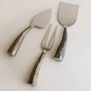 Ensemble de couteaux à fromage en acier inoxydable avec manche en nacre comprenant d'autres outils de cuisine, accessoires de vaisselle - Product Image 6