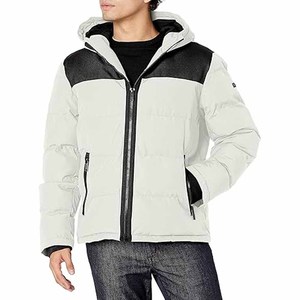 Blouson matelassé pour homme, logo personnalisé, veste d'hiver décontractée pour homme avec poches, service OEM, téléchargé par Dress Sports - Product Image 1
