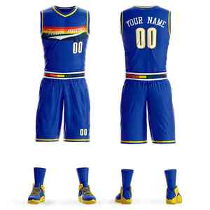 2025 vente en gros maillots de basket-ball personnalisés pour hommes Kit d'uniforme personnalisable pour les vêtements de basket-ball - Product Image 3