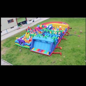 Nuevo <span class=keywords><strong>castillo</strong></span> inflable, parque infantil, toboganes y fabricante de castillos de juego para exteriores, trampolín grande <span class=keywords><strong>Plaza</strong></span> - Product Image 4