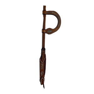 Vente chaude Handmade100 % Cuir Véritable Western Oreille Unique Headstall Fabricant En Gros Fournisseur Saman Exportations - Product Image 1
