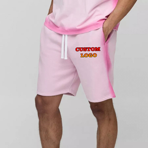 กางเกงขาสั้นสำหรับผู้ชายผ้าฝ้าย100% ซักได้ระบายอากาศได้ดีพิมพ์โลโก้3D พัฟตามสั่ง - Product Image 6
