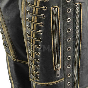 กางเกงหนังป้องกันสำหรับขี่มอเตอร์ไซค์ ป้องกันการเสียดสี กันลม รับทำแบรนด์ตามสั่งสำหรับการสั่งซื้อจำนวนมาก - Product Image 5