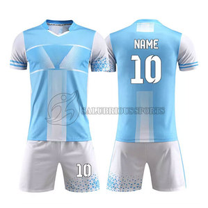 Camiseta de Fútbol de Alta Calidad 100% Poliéster, Uniforme de Fútbol con Impresión Personalizada, SALUBRIOUS SPORTS SS-1409, Precio Bajo - Product Image 2