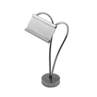 Haute qualité métal signe carte support de Table bureau Menu support hôtel Restaurant Table nom acier inoxydable argent plaqué Rectangle