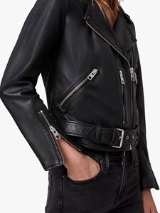 Nueva chaqueta de cuero NewSkin elegante con cuerpo de lana acogedor, una mezcla perfecta, comodidad, Mangas de cuero tejidas a la moda, característica transpirable - Product Image 3