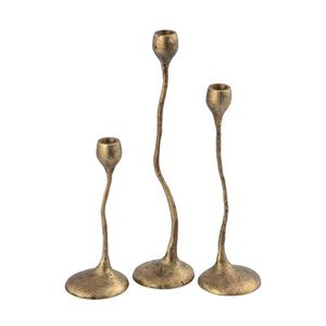 Aluminium Casting Flower Stand Design Best Selling <b>Candle</b> Holder 3 Arms Pillar Holder Top Selling <b>Dinner</b> Table - Product Image 2