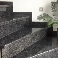 Une usine chinoise offre des carreaux de granit gris en acier au prix