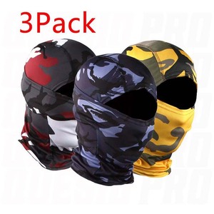 Balaclava unisexe entièrement personnalisable, couvre-visage intégral, imprimé camouflage, respirant, imperméable, masque de sport d'extérieur, taille adulte 54-56 cm - Product Image 3