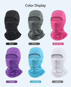 Cagoule multicolore à capuche avec logo personnalisé, respirante, tissu élastique pour la protection des sports d'extérieur. - Product Image 6