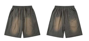 Antique Design Premium Quality Custom Vintage <b>Shorts</b> for <b>Men</b> Streetwear <b>Baggy</b> Blank Washed Loose Drawstring Summer Sports - Product Image 5