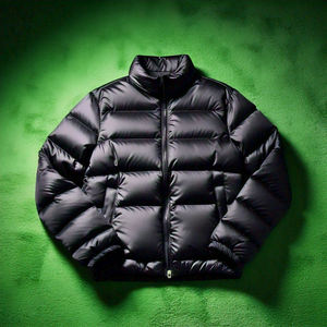 Chaqueta cálida y ligera con logotipo personalizado al por mayor, Chaqueta de algodón acolchada ligera de alta calidad 2024, chaqueta acolchada informal - Product Image 4