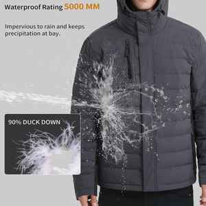 Manteaux d'hiver chauds à bulles rembourrés pour hommes imprimés sur mesure Veste bouffante pour homme - Product Image 4