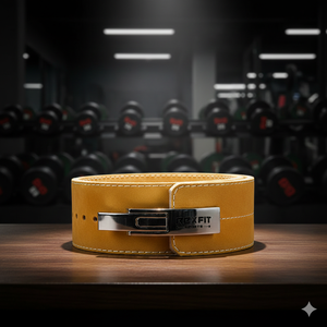 Ceinture de musculation en cuir de vachette de qualité export Rexfit avec fermeture à levier, soutien dorsal pour la salle de sport et la musculation - Product Image 2