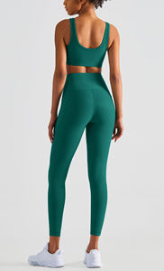 Nouveau Legging de gymnastique pour femmes avec taille et couleur personnalisées et design Legging de haute qualité et respirant - Product Image 3