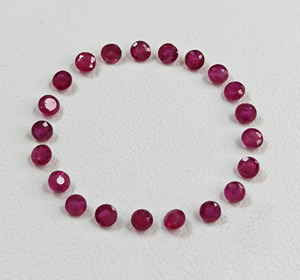 Best Price 100% Natural Burma <b>Ruby</b> Heated 3x4mm Calibrated Oval Cut Reddish Pink Color Loose Gemstone for Jewelry Making - Product Image 3
