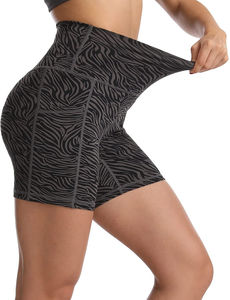 Top Selling High Quality Reasonable Prices Women Shorts Custom Made Booty Shorts With Pocket <b>Elastic</b> <b>Waist</b> For Women - Product Image 4