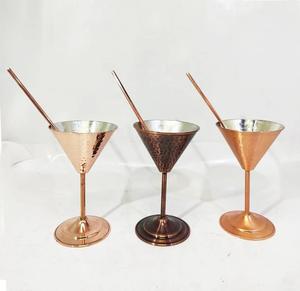 Gobelet à vin en laiton massif coupe à vin rouge royal Design fait à la main Barware gothique calice verre à vin Cocktail gobelet verres à liqueur - Product Image 6