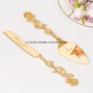 Luxury Collection Metal <b>Cake</b> <b>Server</b> Knife with Antique Finished for Elegant celebrations and Upscale Dining Events - Product Image 3