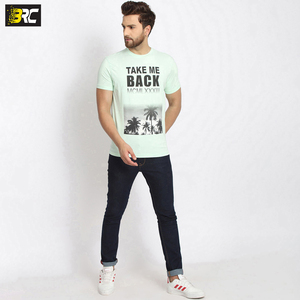 T-shirts respirants pour hommes, 95% coton, 5% spandex, personnalisés, de grande taille, nouveau design - Product Image 3