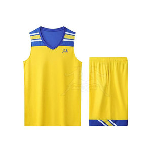 El último diseño Ropa deportiva Uniformes de baloncesto Impresión personalizada Uniforme de baloncesto de color sólido - Product Image 1