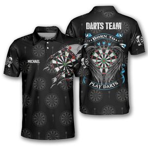 Maillot Premium Dart Team pour hommes et femmes en polyester doux impression par sublimation complète nom et logo personnalisés - Product Image 4