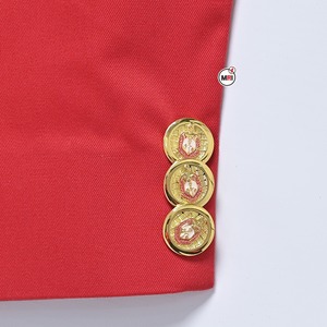 Top Tendance blazer de haute qualité style unique Alpha Kapa Alpha Double boutonnage broderie logo col cranté manteau décontracté - Product Image 2