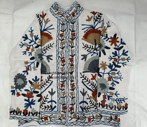 Chaquetas de Invierno para Mujer, de Algodón, con Cuello de Botones y Diseño Estampado, Estilo Bohemio con Capucha - Product Image 6