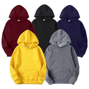 Wholesale High Quality Heavyweight Blank <b>Oversized</b> Custom Plus Size Men's <b>Fleece</b> Pullover <b>Hoodies</b> / Sweatshirts - Product Image 1